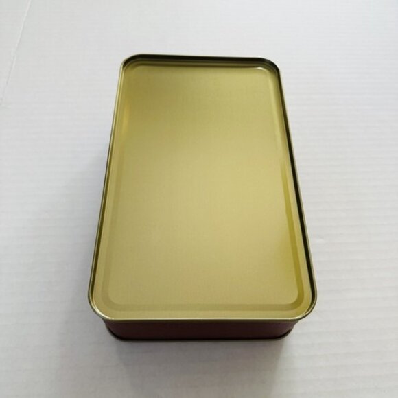 1992 House of Lloyd Tin Box Victorian Era Mother Goose & Ducks Winter Scene NEW! - Picture 7 of 12